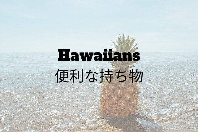 ハワイアンズの便利な持ち物